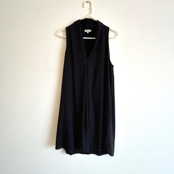 Aritzia Wilfred V-Neck Black Sleeveless Dress - Picture 1 of 5